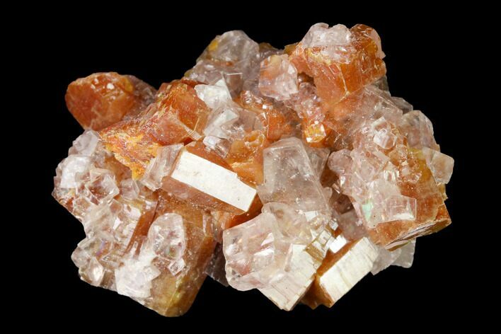 Vanadinite and Calcite Crystal Association - Apex Mine, Mexico #165309